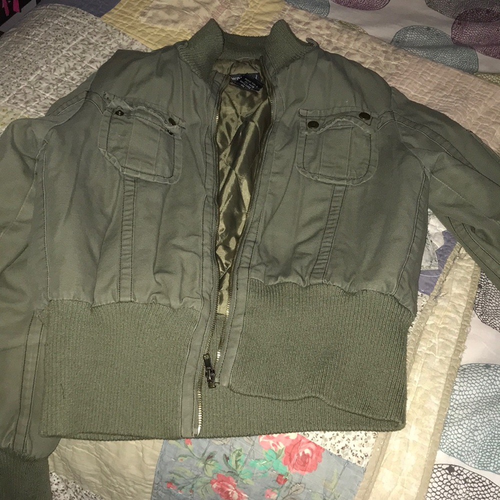 Green Motorcycle Jacket